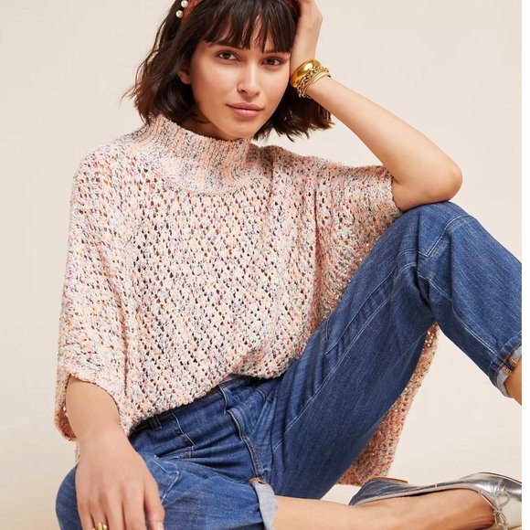 Anthropologie Tops - NWT anthropologie hattie poncho dolman sleeves OS